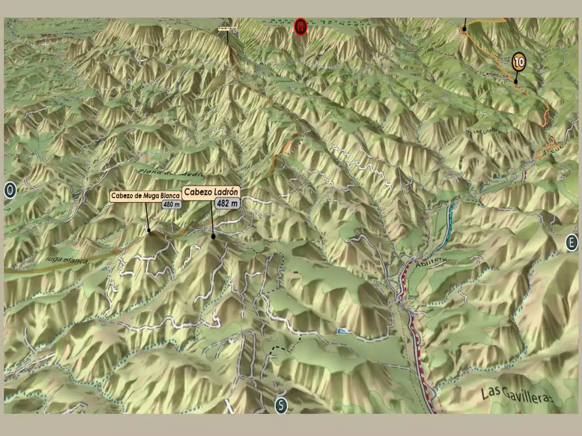 Bardenas - La Negra 1.25 000 iPad  Screenshots
