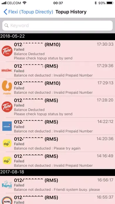 Zrzuty ekranu HTT VMS
