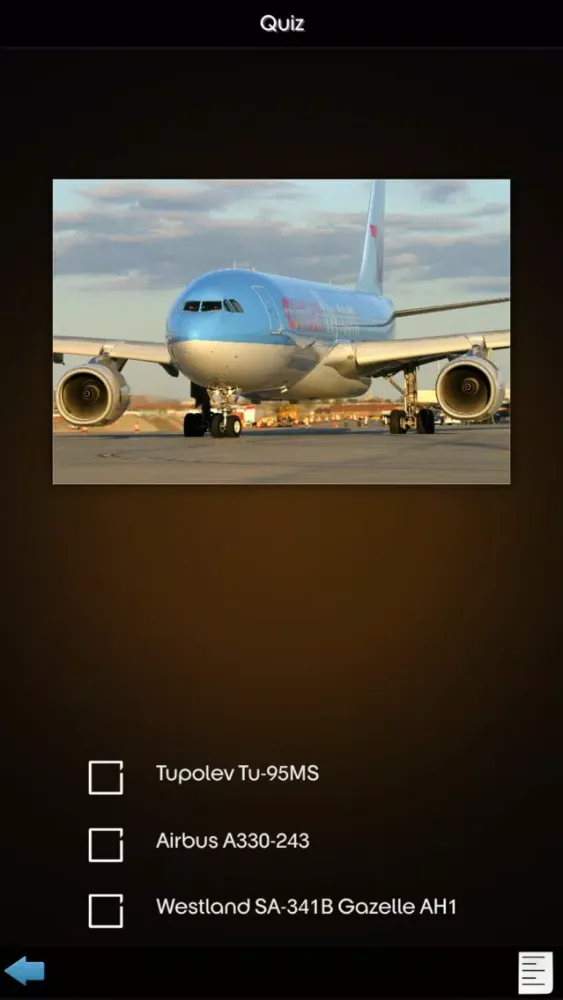 Tangkapan skrin Airplanes Guide