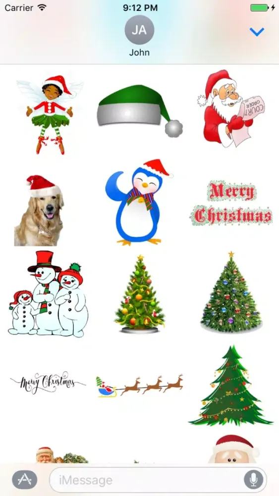 Fun Christmas Stickers +应用截图