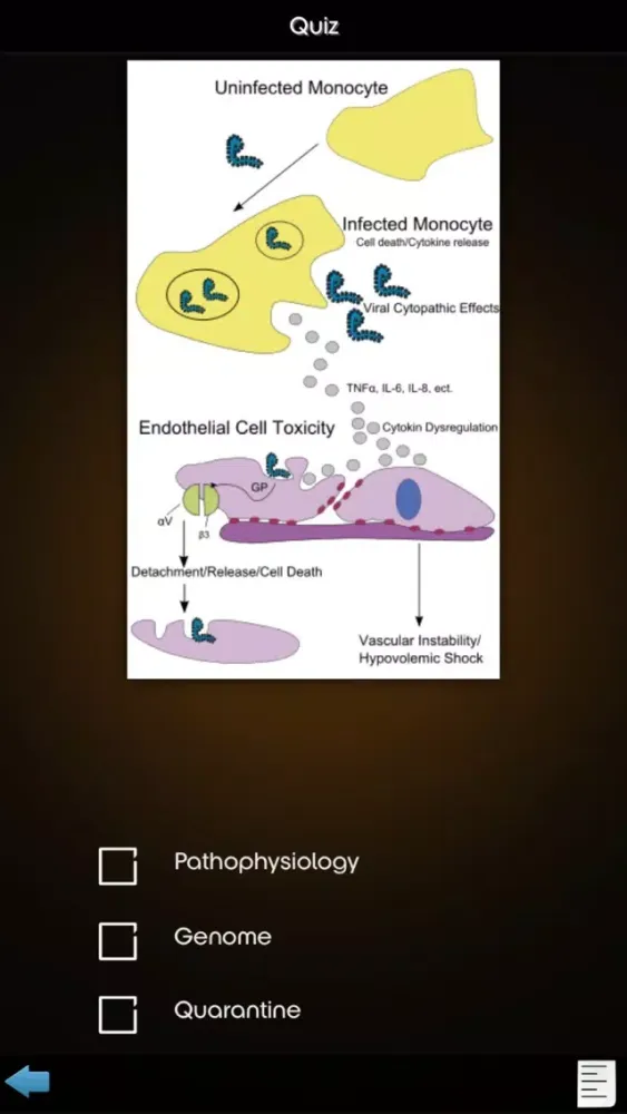 Tangkapan layar Ebola Disease Guide !