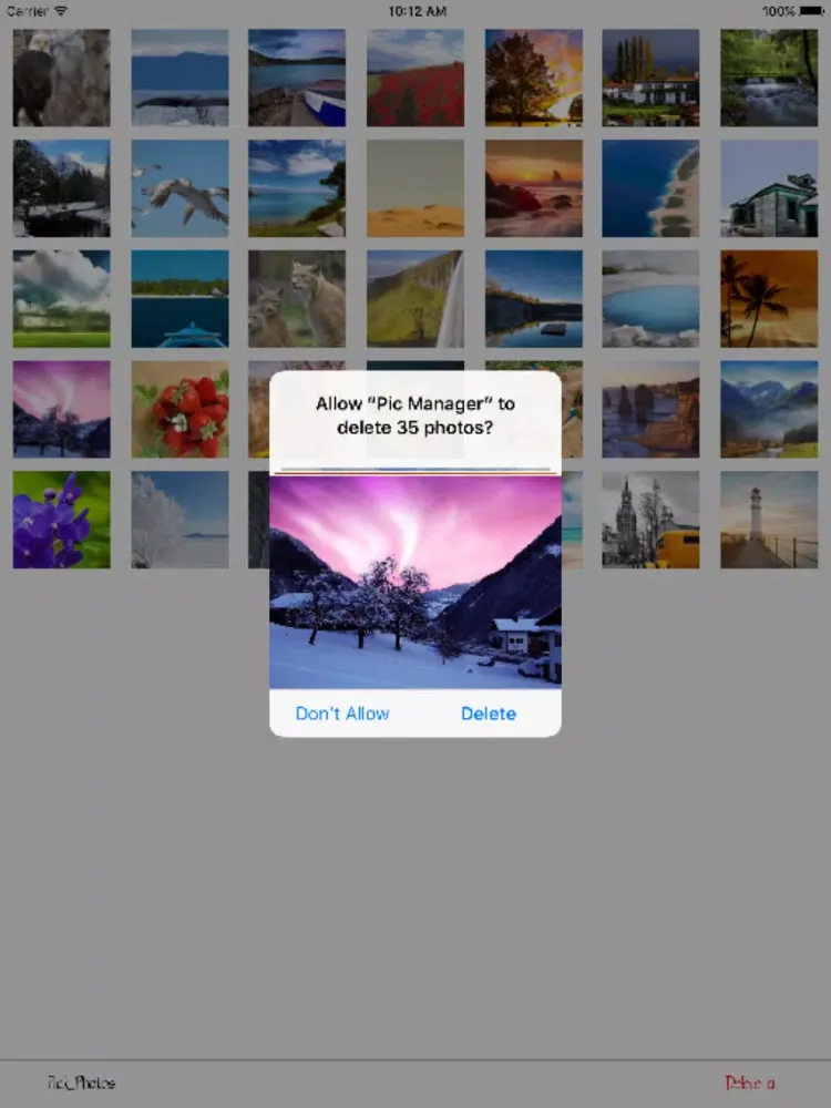 Pic Manager - Fast Deleter iPad  Screenshots