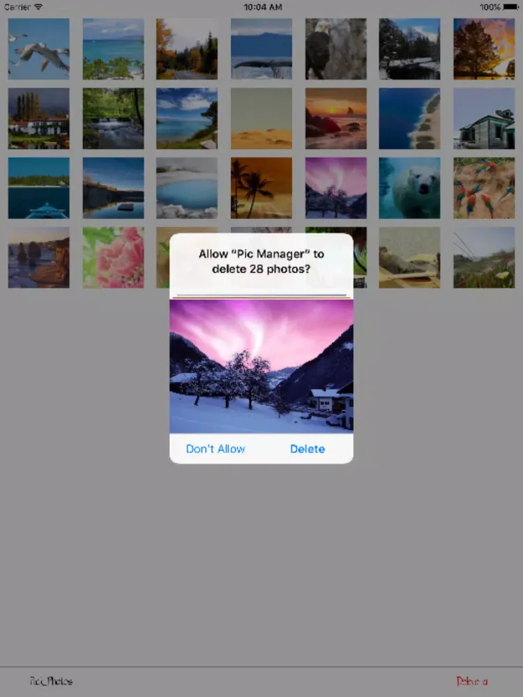 Pic Manager - Fast Deleter iPad  Screenshots