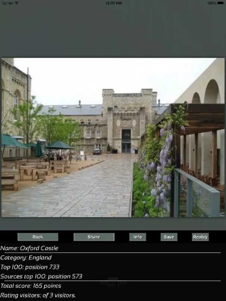 ภาพหน้าจอของ Castles Great Puzzle iPad 