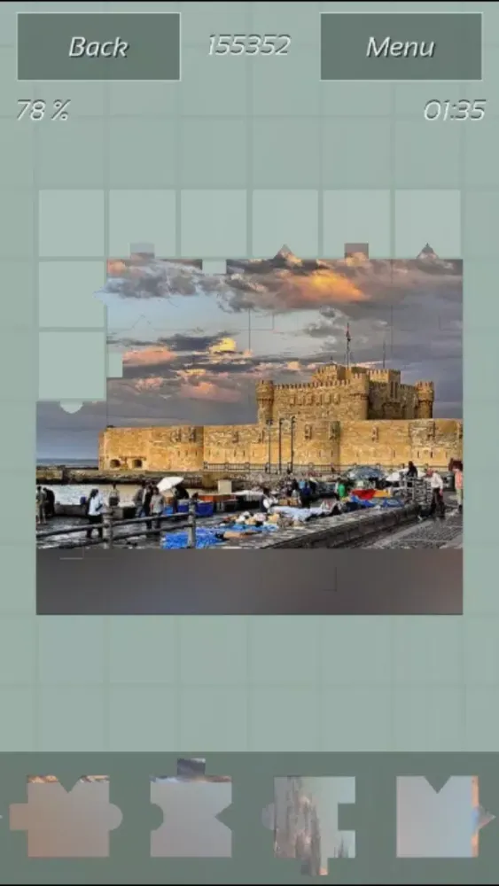 ภาพหน้าจอของ Castles Great Puzzle