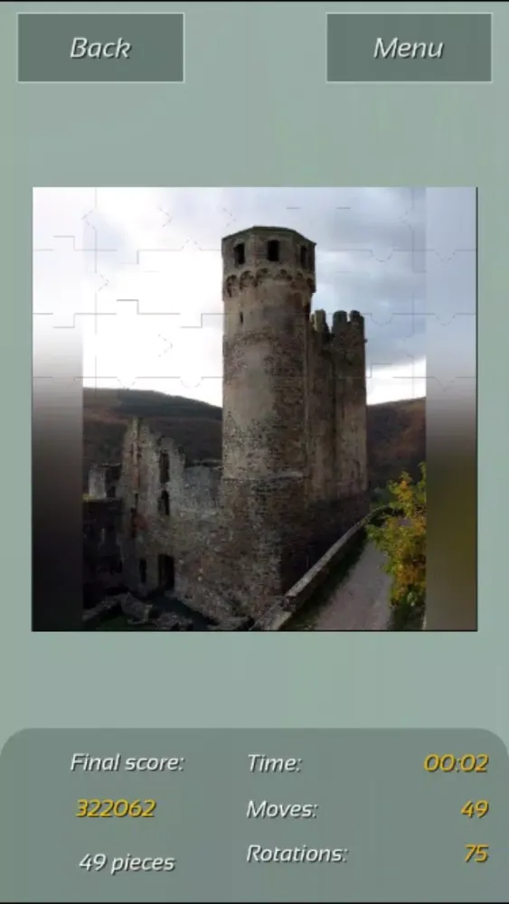 ภาพหน้าจอของ Castles Great Puzzle