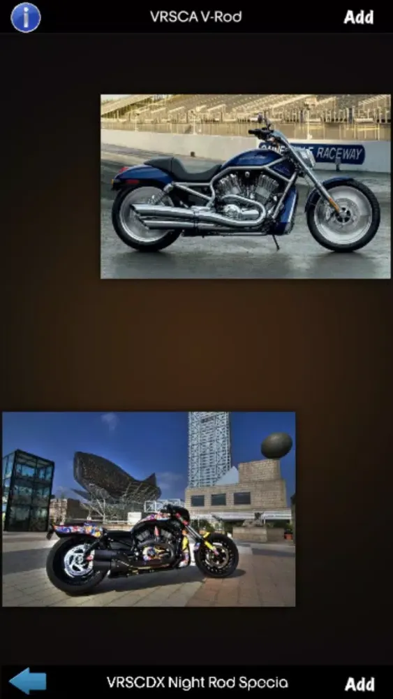 Motorcycles Info - Harley-Davidson Edition應用截圖