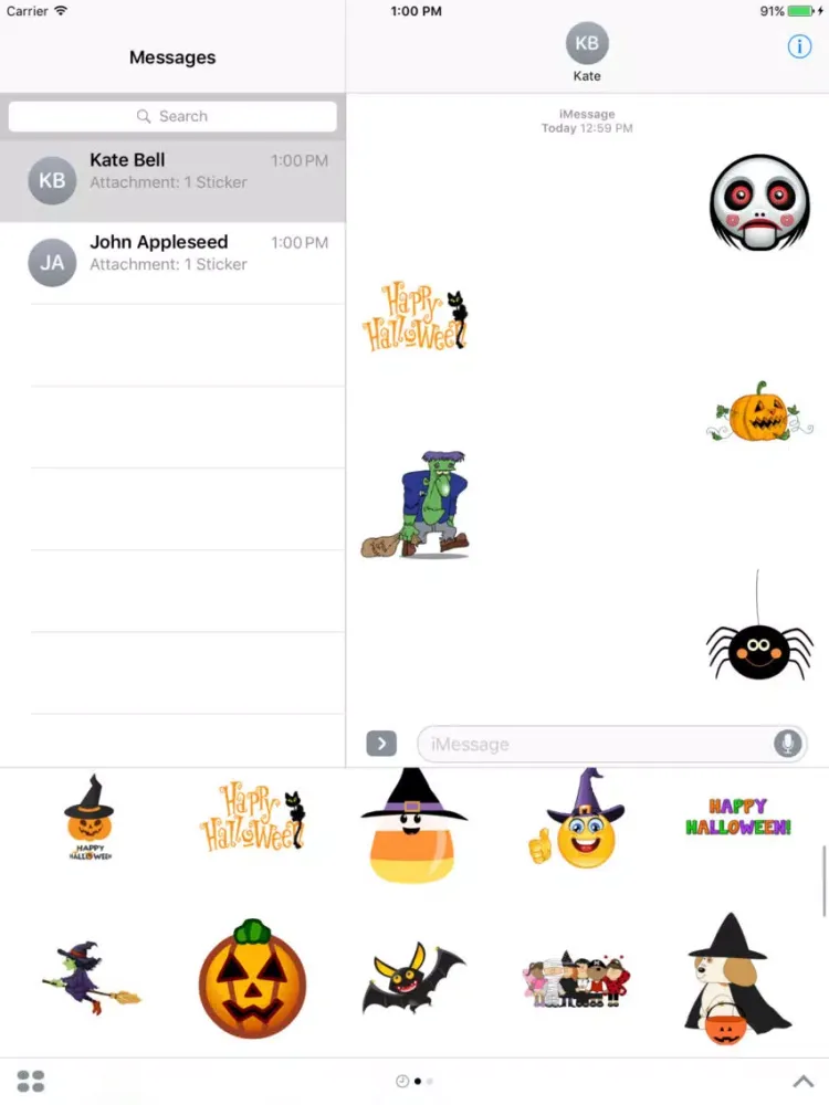 Best Halloween Stickers+ iPad  Screenshots