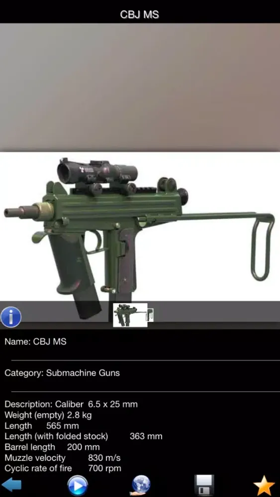 Captures d'écran de Military Firearms