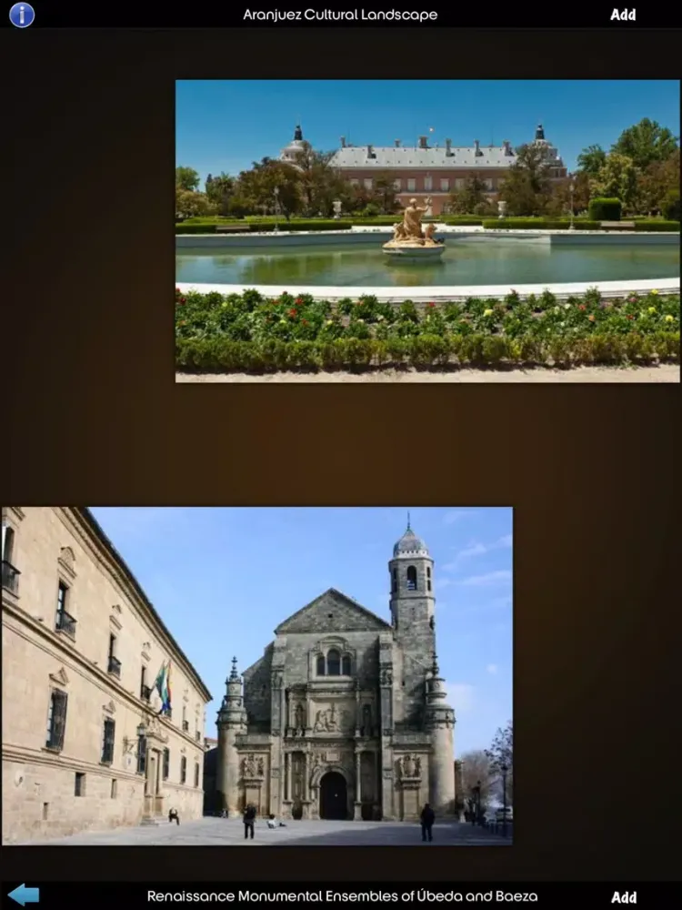 Capturas de pantalla de Spain Unesco World Heritage Info iPad 