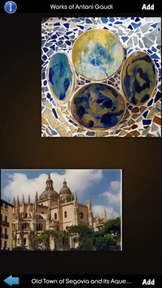 Capturas de pantalla de Spain Unesco World Heritage Info