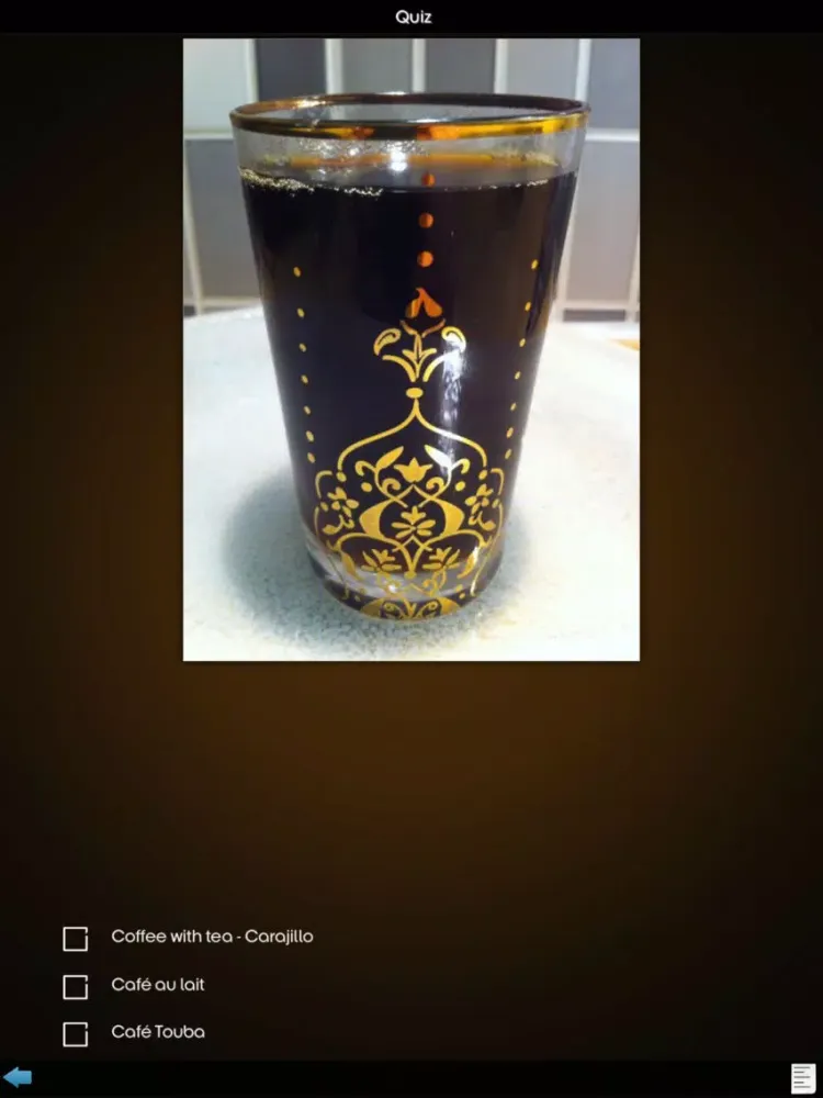 Ảnh chụp màn hình của Coffee Drinks Info! iPad 