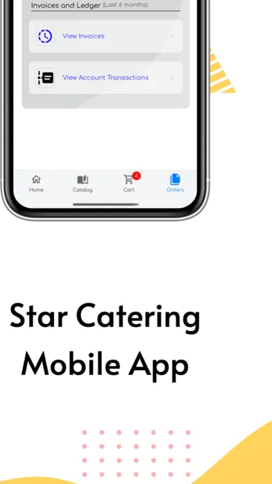Star Catering App 스크린샷