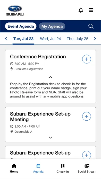 Subaru NBC Screenshots