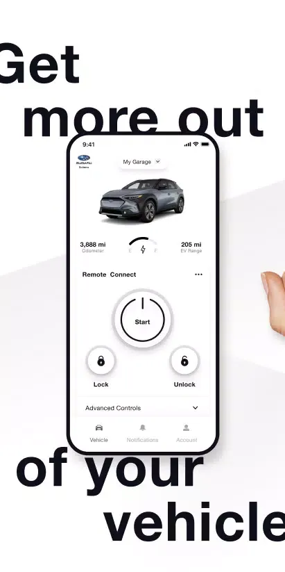 Zrzuty ekranu SUBARU SOLTERRA CONNECT