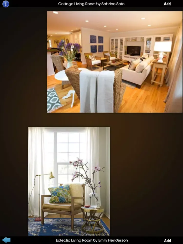 Capturas de pantalla de Living Rooms Design Ideas iPad 