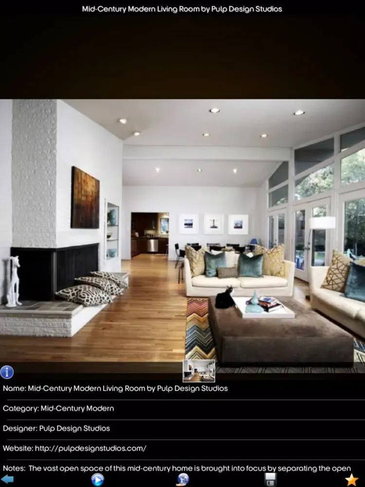 Capturas de pantalla de Living Rooms Design Ideas iPad 