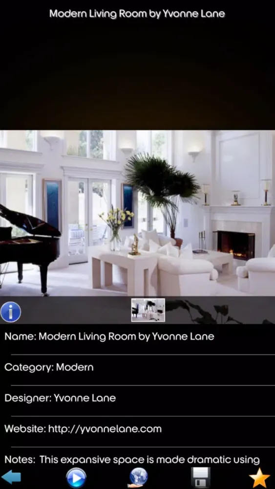 Capturas de pantalla de Living Rooms Design Ideas