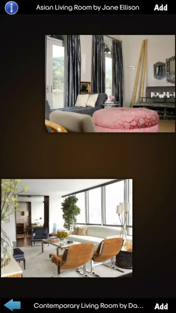 Capturas de pantalla de Living Rooms Design Ideas
