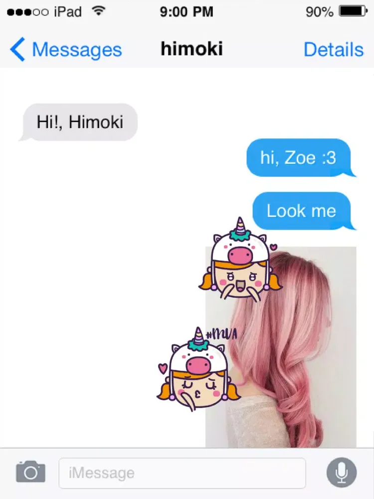 Ảnh chụp màn hình của Zoe's Unicorns iPad 