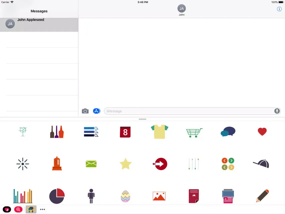 Random 30 Stickers iPad  Screenshots