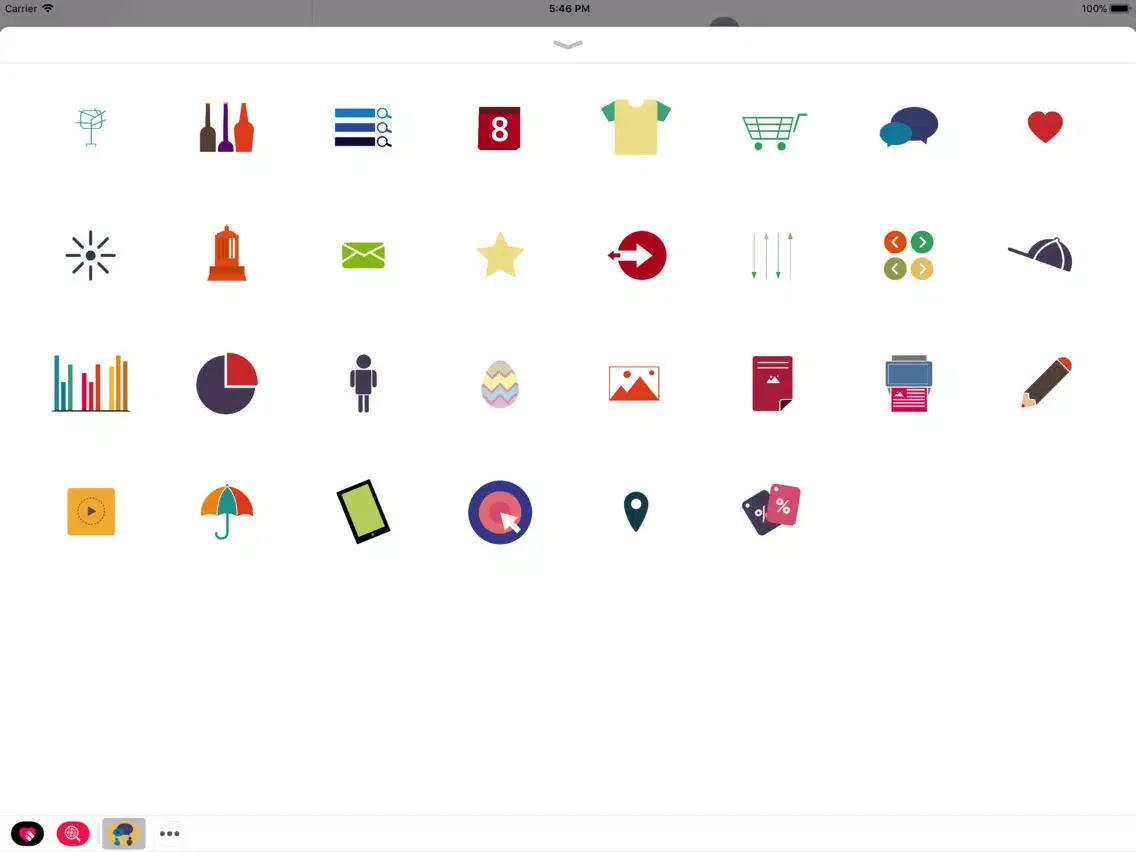 Random 30 Stickers iPad  Screenshots