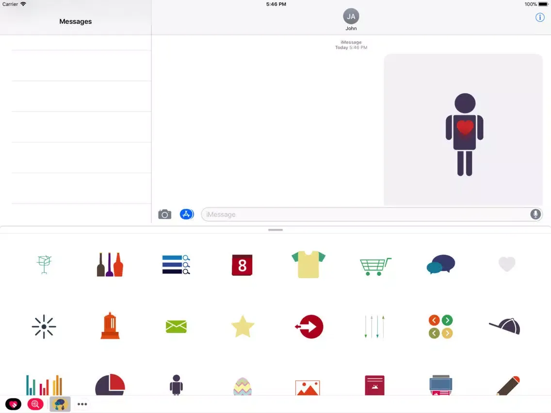 Random 30 Stickers iPad  Screenshots