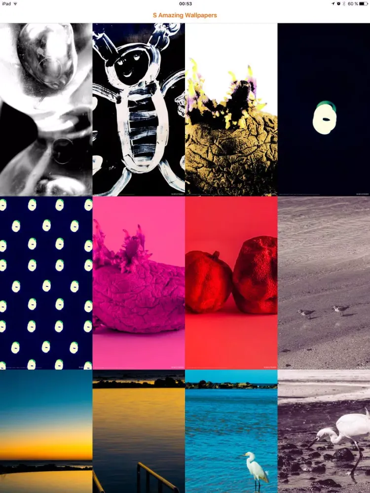 Скриншоты S Amazing Wallpapers iPad 