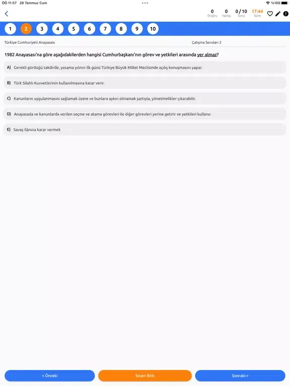 Capturas de tela do DİB Şube Müdürlüğü GYS 2023 iPad 