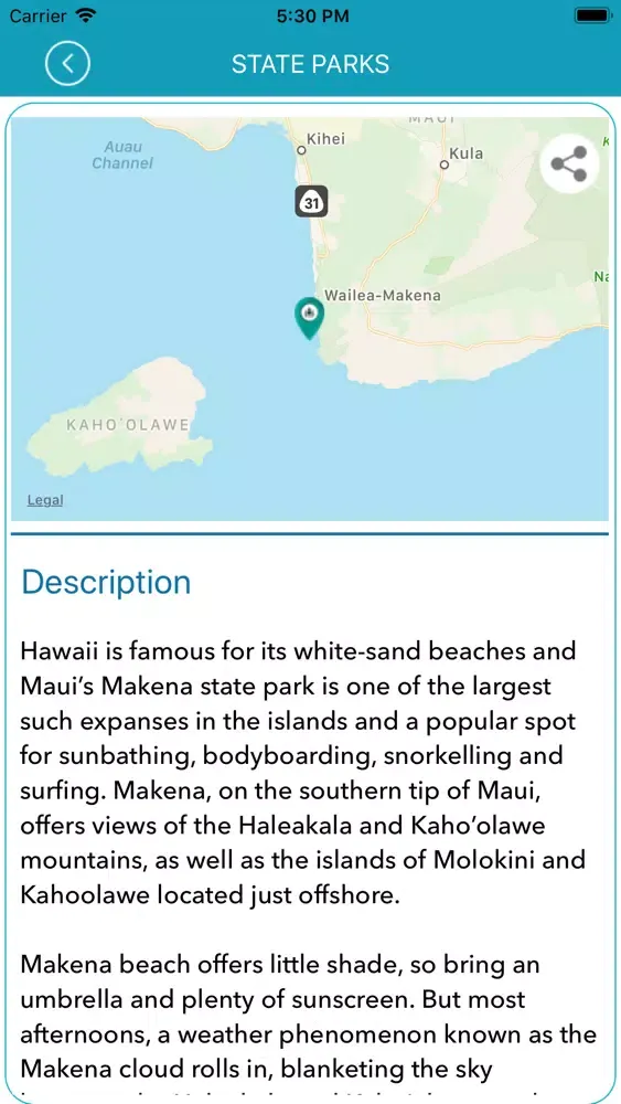 Hawaii State Parks- Screenshots