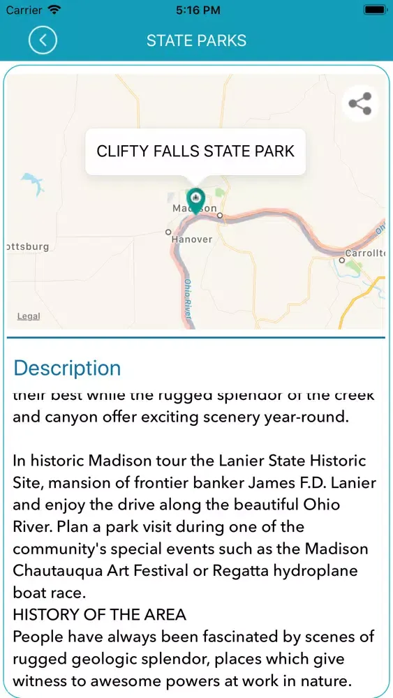 Indiana State Park Ekran Görüntüleri