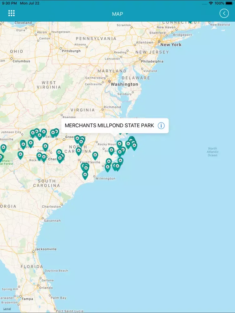 North Carolina State Parks_ iPad  Screenshots