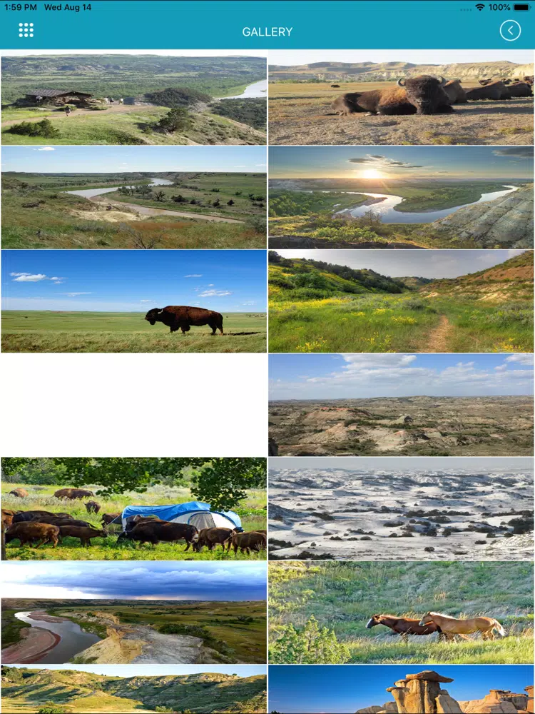 ภาพหน้าจอของ North Dakota State Parks_ iPad 