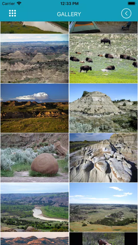 ภาพหน้าจอของ North Dakota State Parks_