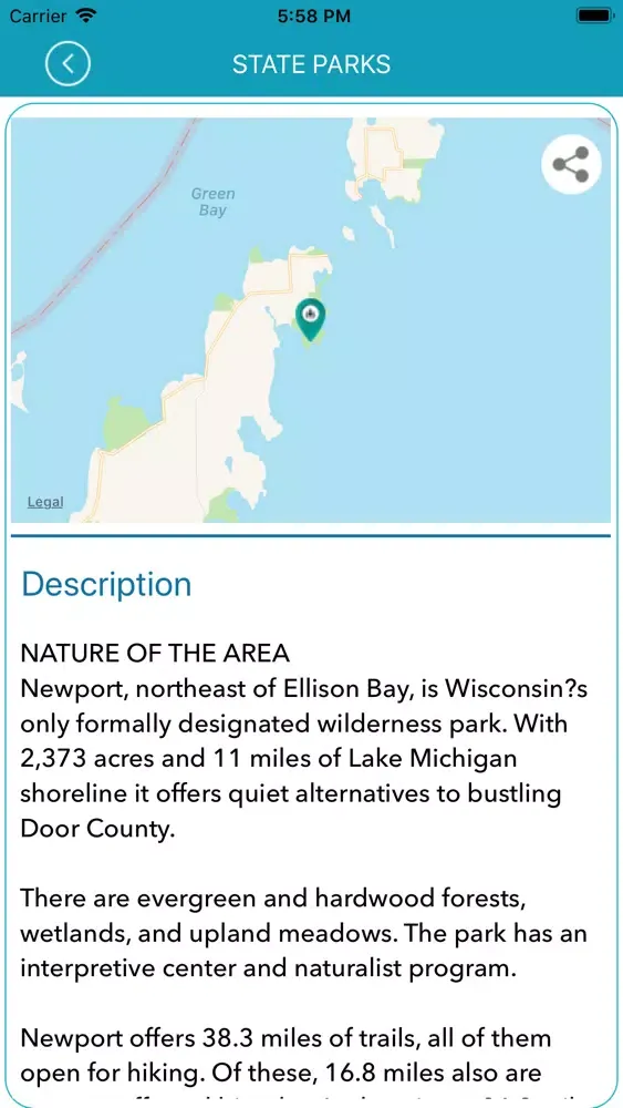 Wisconsin State Parks- Ekran Görüntüleri