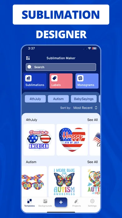 Sublimation Designer & Printer Screenshots