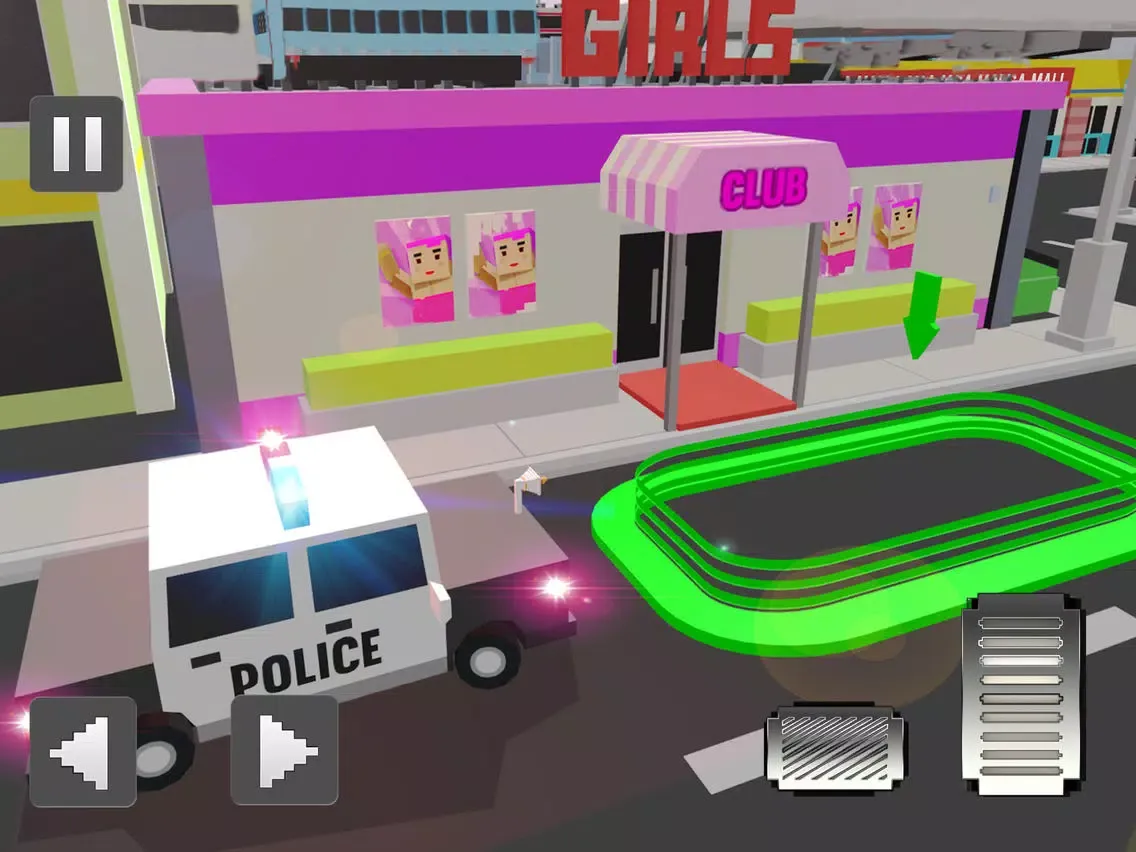 Blocky Fire Truck & Ambulance iPad 应用截图