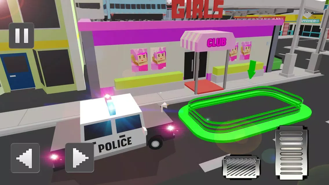 Blocky Fire Truck & Ambulance应用截图