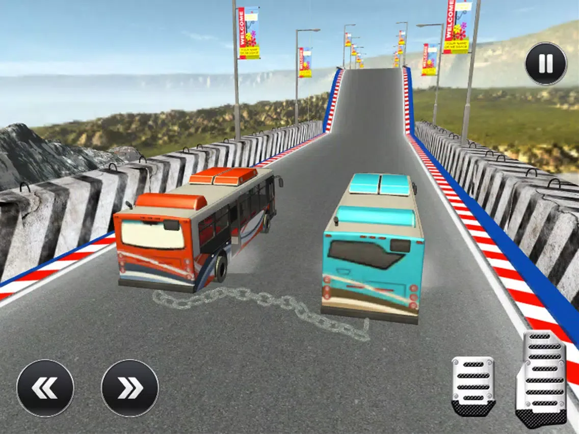 Ảnh chụp màn hình của Chain Cars - Impossible Racing iPad 