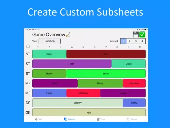 ภาพหน้าจอของ SUBlime Substitution Manager iPad 