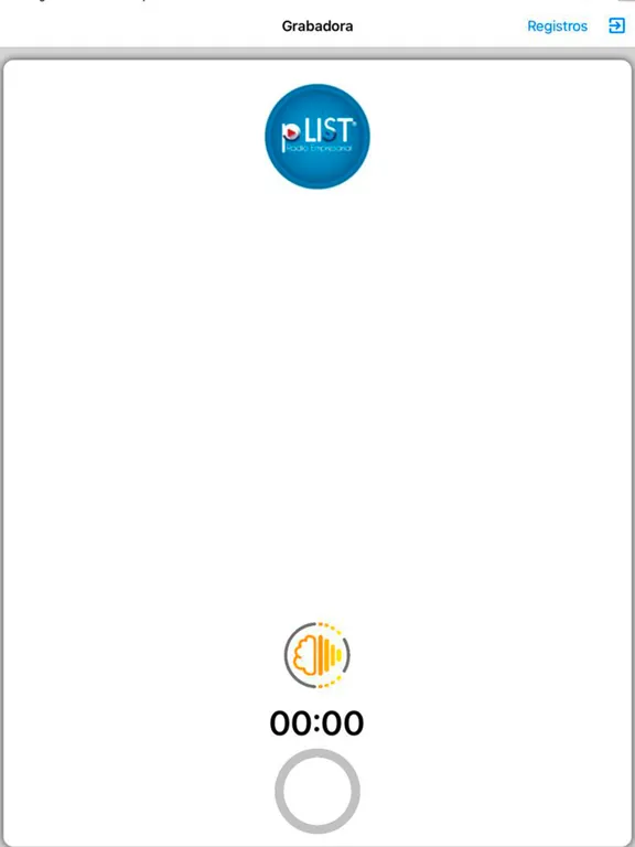 pLIST - Notas de Voz iPad  Screenshots