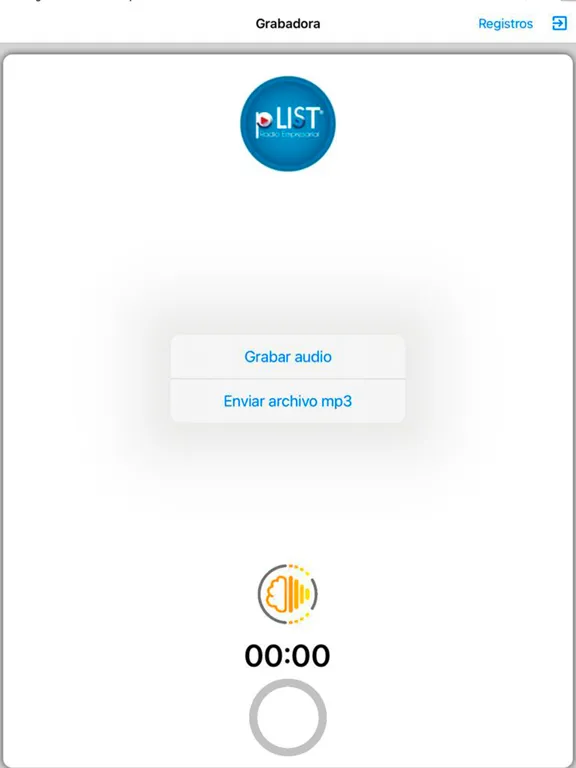 pLIST - Notas de Voz iPad  Screenshots