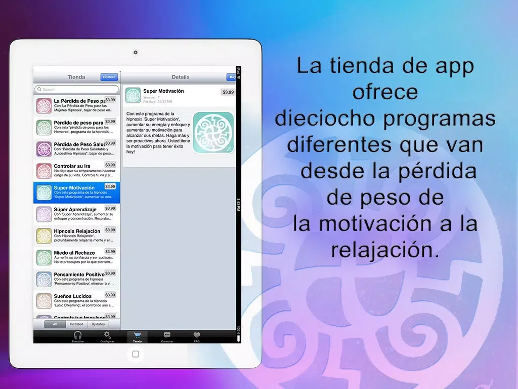 Ley de la Atracción Riqueza y Abundancia Hipnosis, Subliminal y Meditación Guiada por Erika Perez iPad  स्क्रीनशॉट