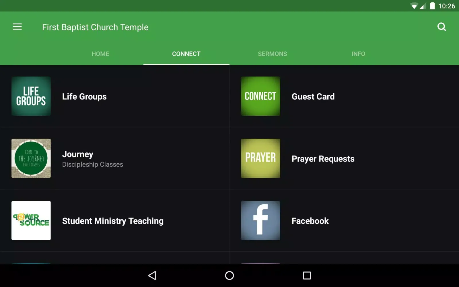Capturas de pantalla de First Baptist Church Temple