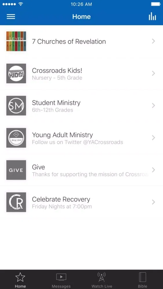 Скриншоты Crossroads Community Church