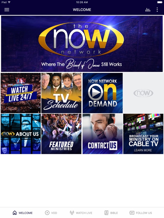 The Now Network iPad  스크린샷