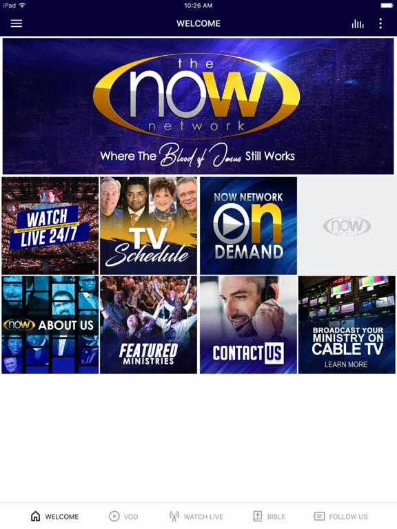 Screenshot di The Now Network iPad 
