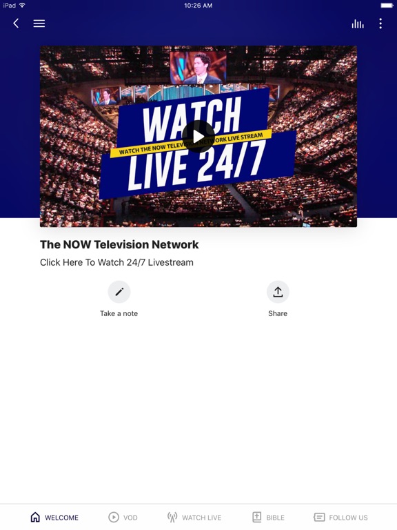 The Now Network iPad  스크린샷
