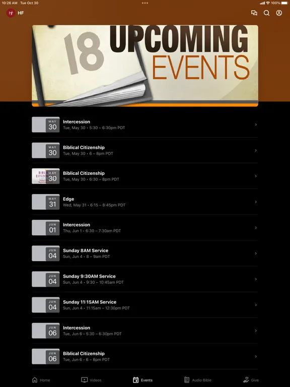 Harborview Fellowship iPad  Screenshots