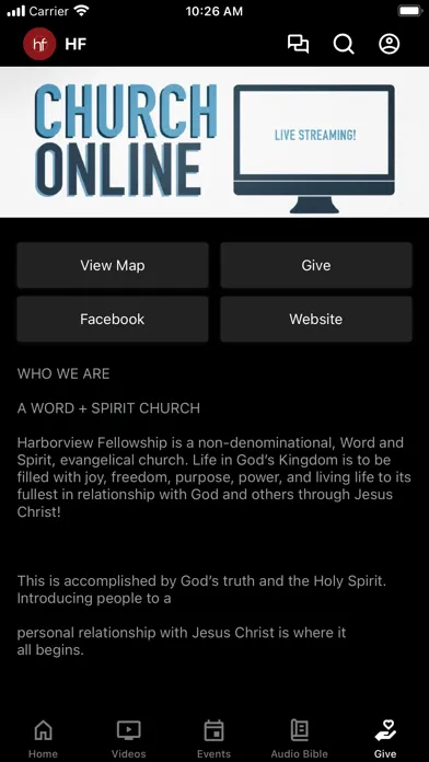 Harborview Fellowship Screenshots